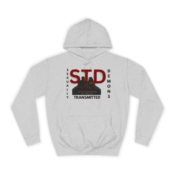 381356980017211756_2048.jpeg STD Transmitted Hoodie — 'Sexually Transmitted Demons' Graphic Pullover